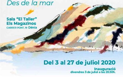 La pintora Diana Bustamante trae el paisaje Mediterráneo al Taller Turia de Els Magazinos