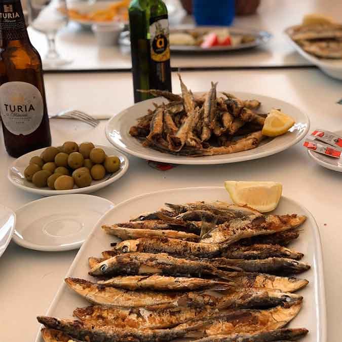 cuina de territori en Els Magazinos Denia en junio sardina y patatas-nuevas-4a