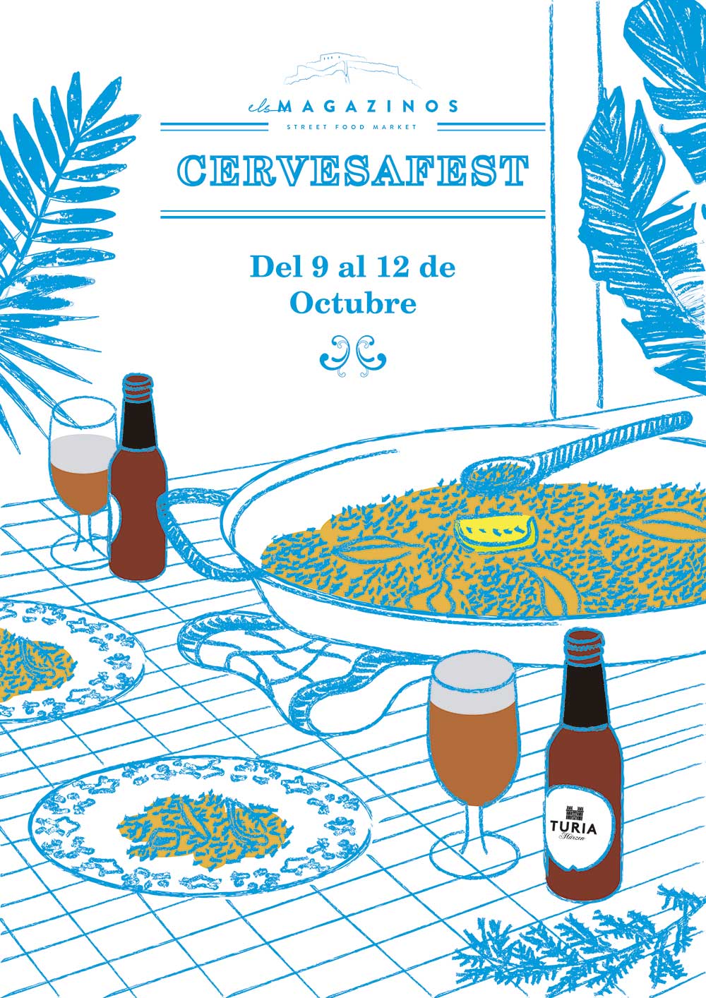 Cartel Cervesa Fest en Els Magazinos