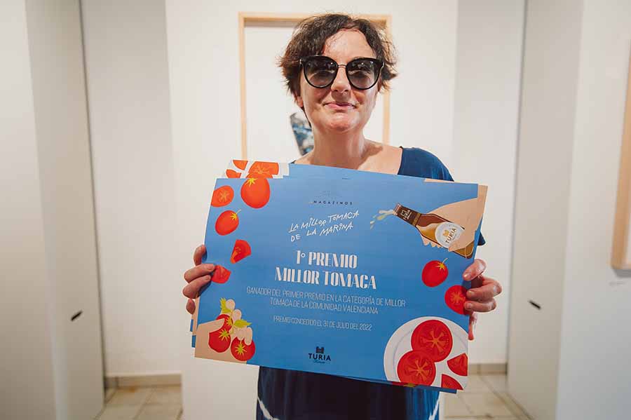 Pepa Santacreu ganadora de la Millor tomaca de la Marina 2022