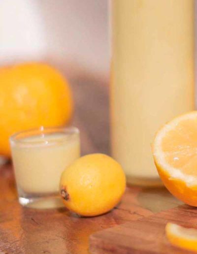Santa Pasta: Crema de limóncello casera hecha con limones de la marina