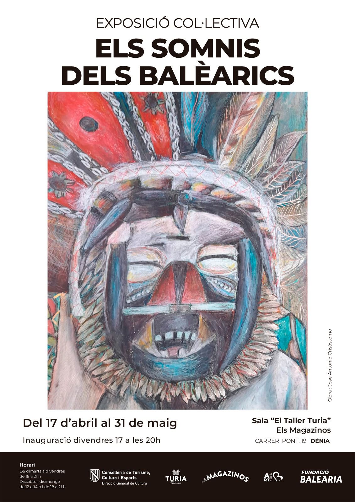 cartel-exposición colectiva Els Somnis dels Baleàrics-1a